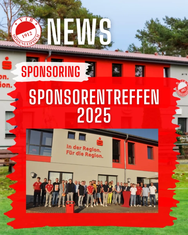 Sponsorentreffen am Vereinsgeburtstag im Sportlerheim 2025